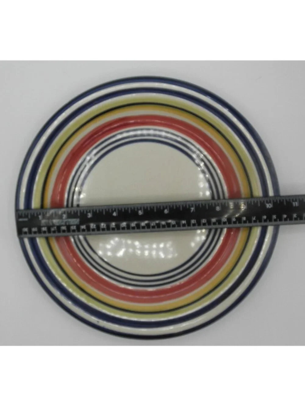 Multi Stripe by Pier 1 Dinner Plates Set of 5 Pattern Code: PERMUS Lot A